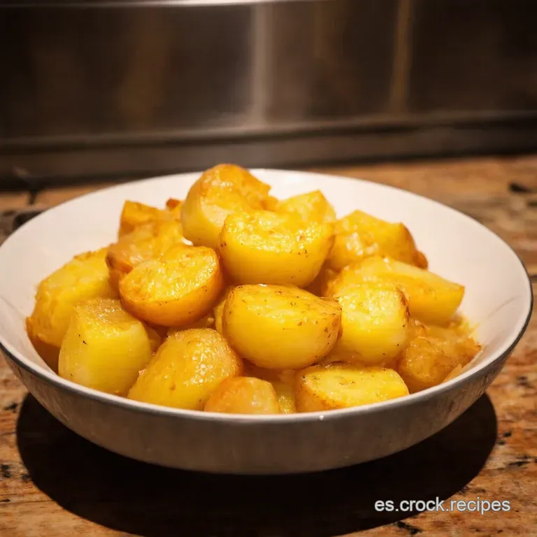 Patatas a La Riojana presentation
