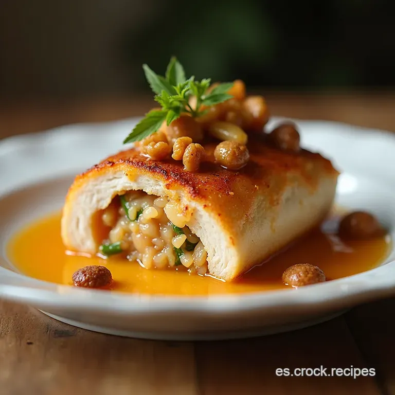 Roc&iacute;o de Pavo Festivo Pechuga Rellena con Tamarindo