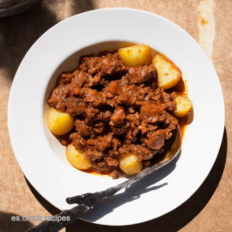 Picadillo de Carne con Papas a la Criolla
