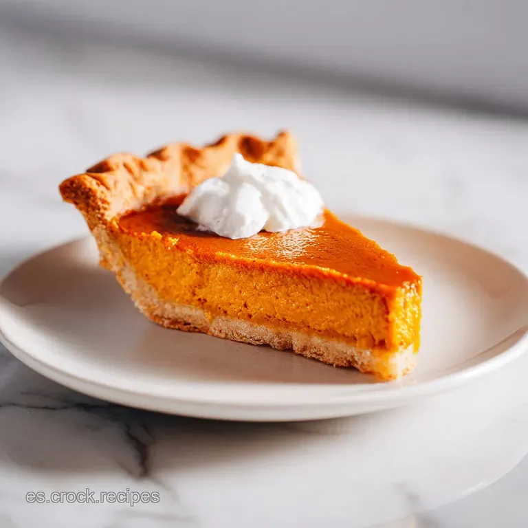 Receta de Pie de Calabaza que Nunca se Agrieta