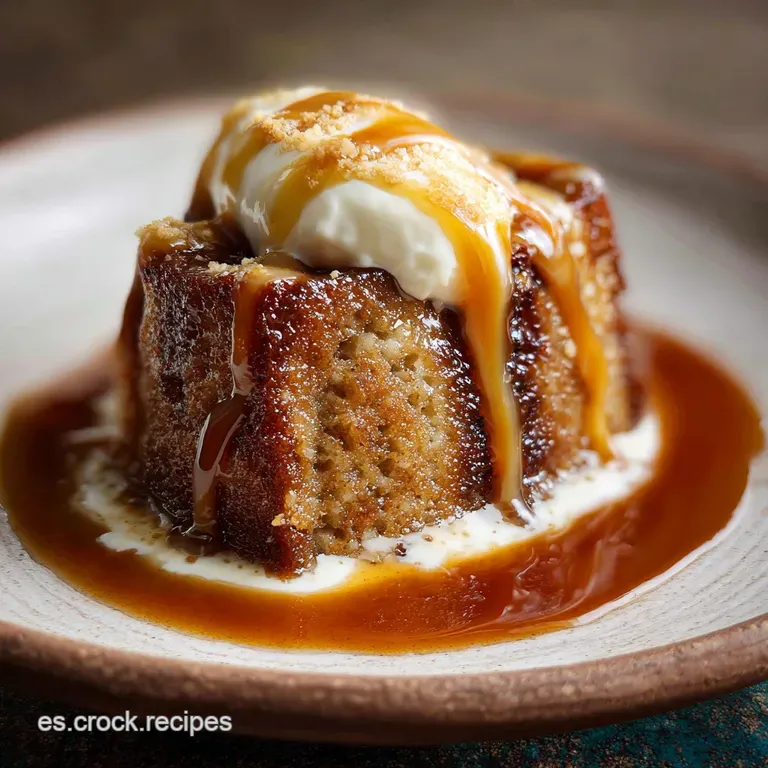 Pie de Pl&aacute;tano con Mascarpone y Caramelo: Textura Aterciopelada