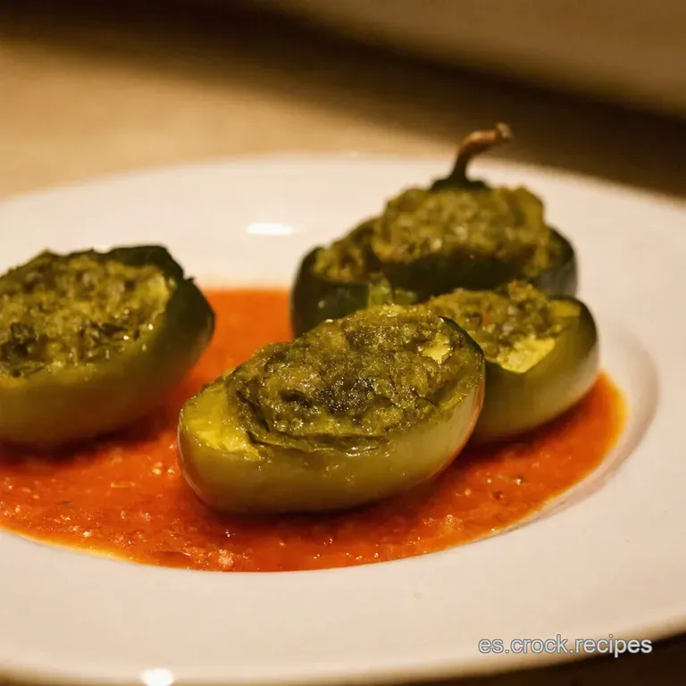 Pimientos Del Padr&oacute;n Rellenos presentation