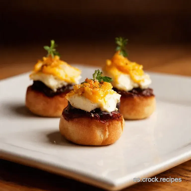 Pintxos De Setas Rostizadas Con Queso De Cabra presentation