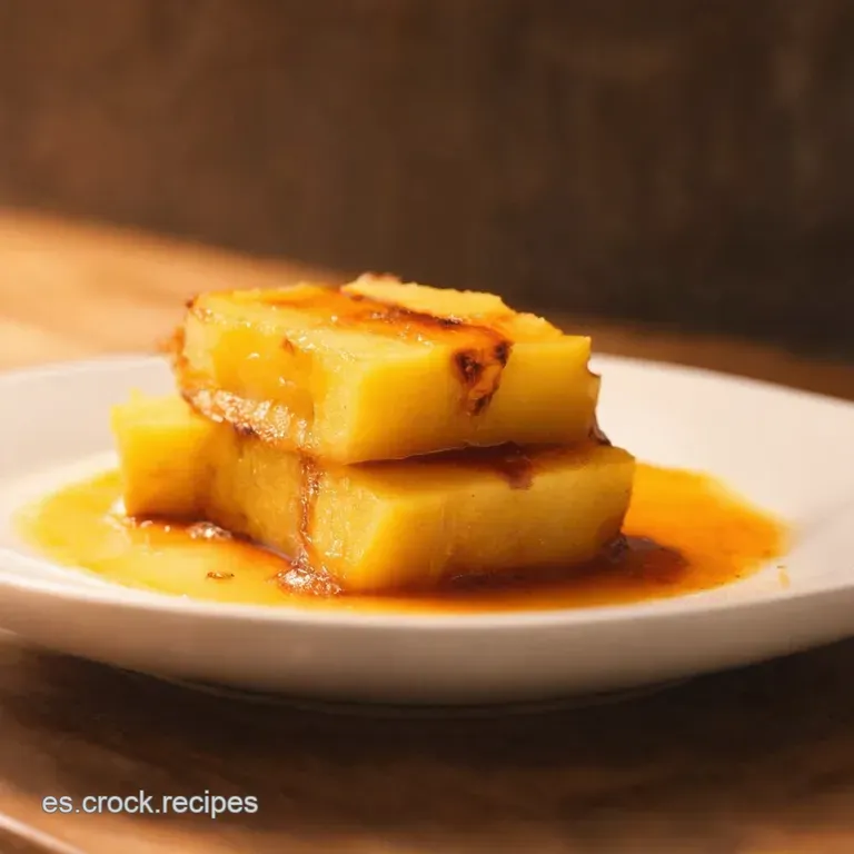 Pl&aacute;tanos Maduros Al Horno Con Queso Qu&eacute; Rico presentation