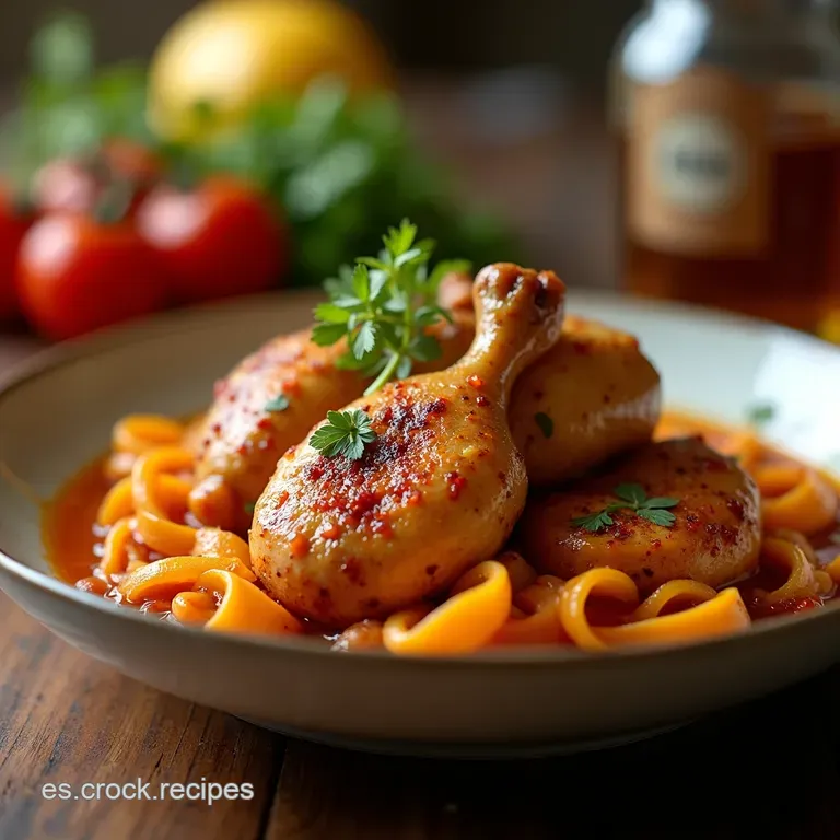 Pollo a La Portuguesa Un Guiso Vibrante Y Arom&aacute;tico Al Estilo De Lisboa presentation