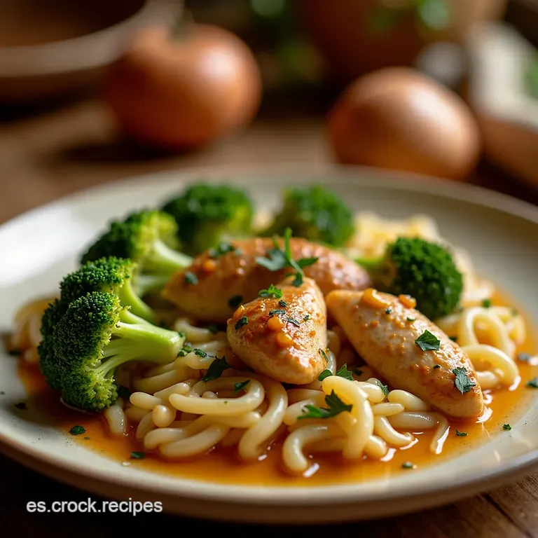 Pollo Con Br&oacute;coli Abuela Moderna presentation