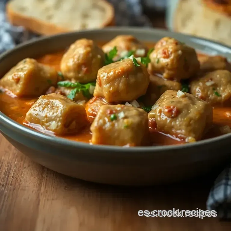 Polpette De Maiale in Brodo Con Orzo presentation