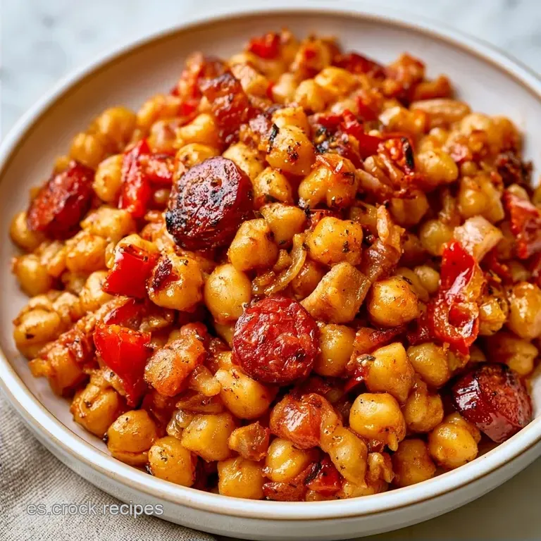 Potaje de Garbanzos con Chorizo y Panceta
