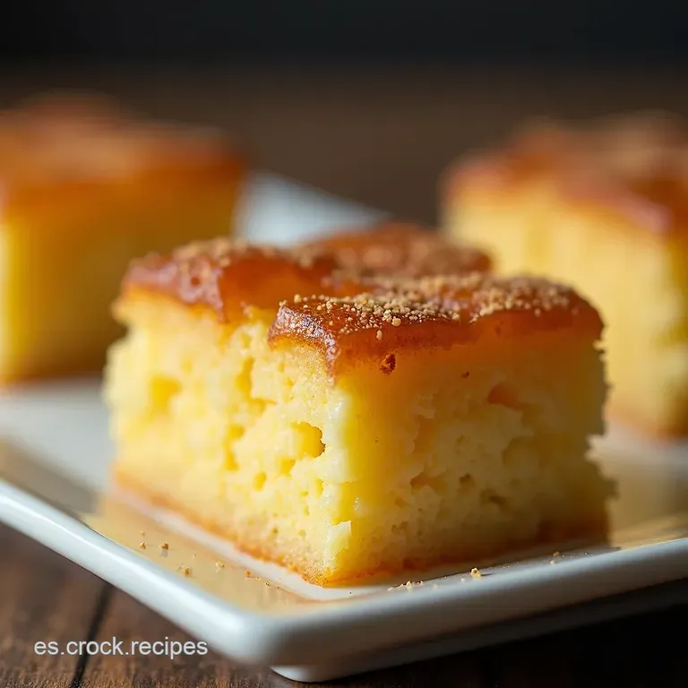 Pudin de Pan Cl&aacute;sico con Vainilla y Canela