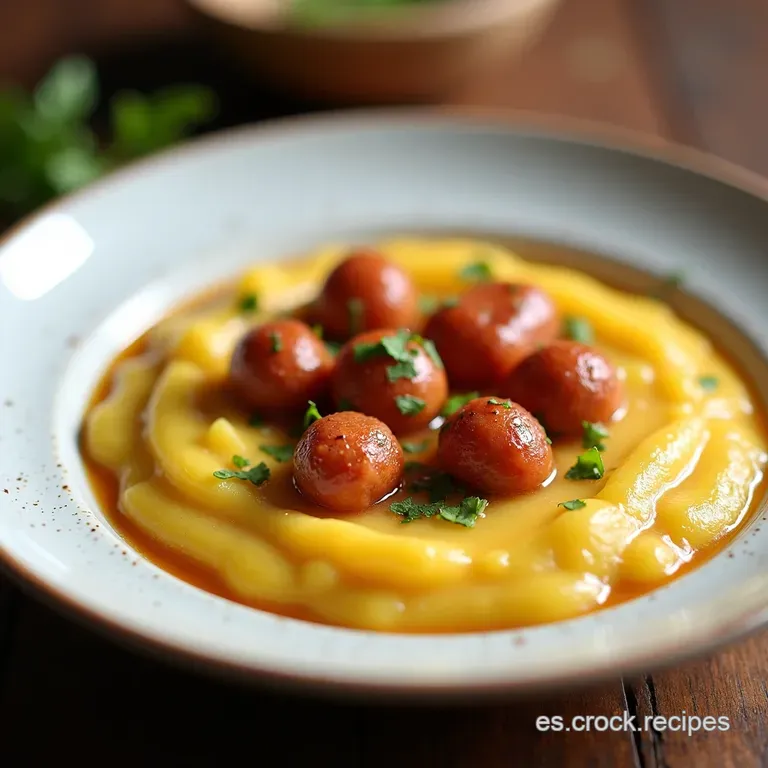 Pur&eacute; de Papas A la Antigua con Salchicha Sofrita