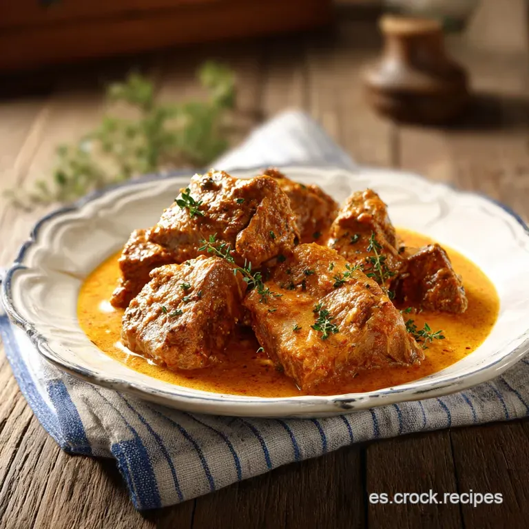 Receta Carne en Salsa de Ternera Tierna