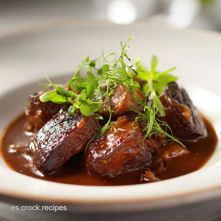 Receta de Carrillada de Cerdo en Salsa