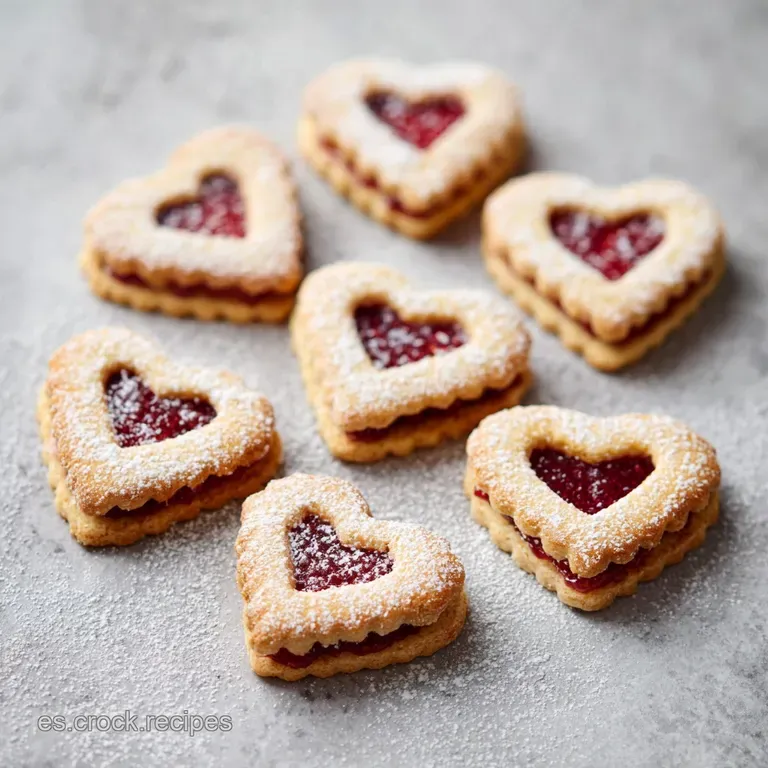 Galletas Linzer Tradicionales con Almendra