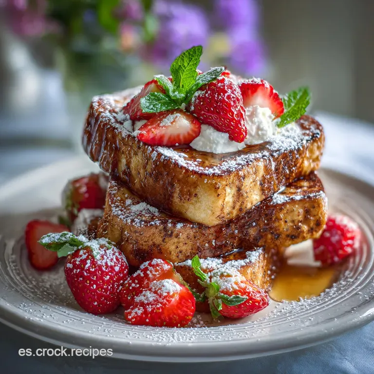 Receta de Torrijas con Pan Duro: Centro Cremoso