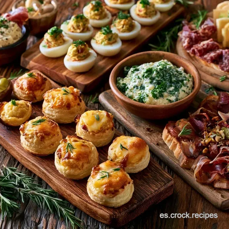12 Recetas de Aperitivos F&aacute;ciles para Impresionar