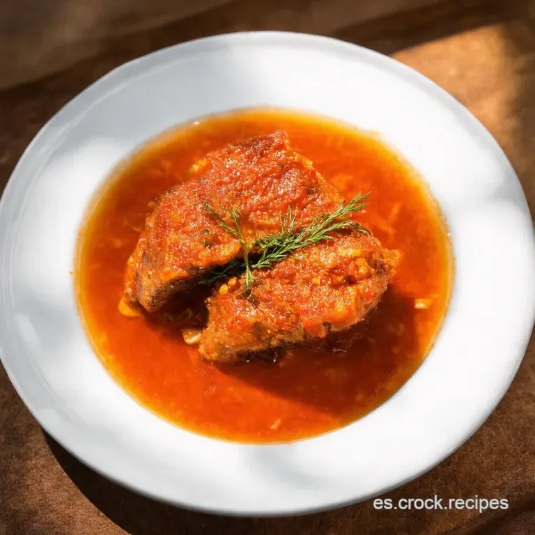 Rosbif Meloso a la Espa&ntilde;ola Un Cl&aacute;sico con Sabor a Fiesta