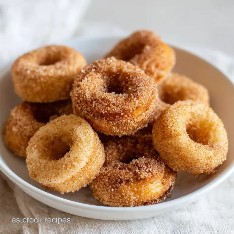 Rosquillas Caseras con Canela: Esponjosas y Tradicionales