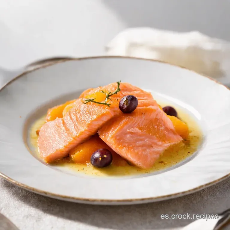 Salm&oacute;n a la Naranja con Almendras Tostadas