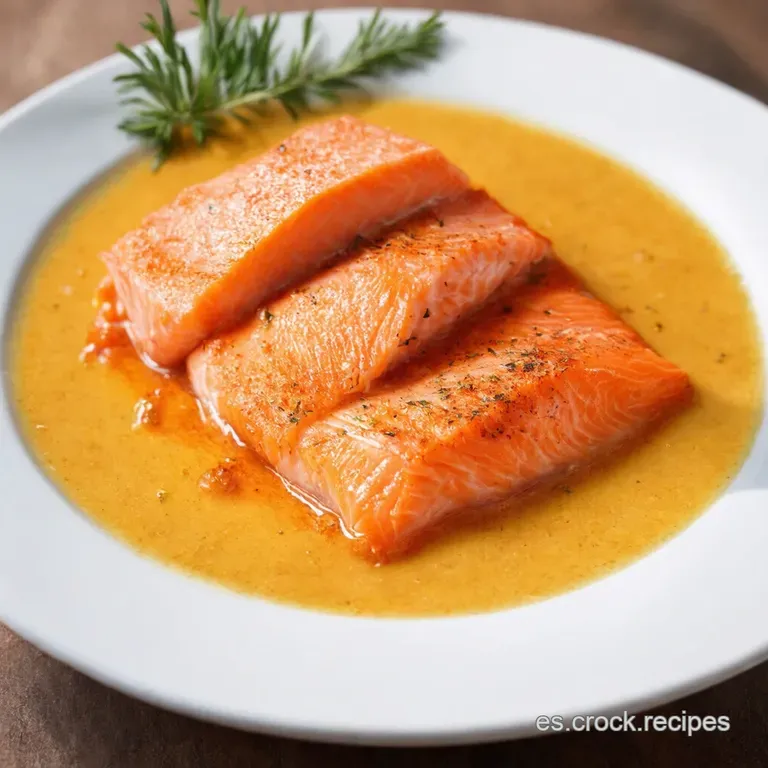 Salm&oacute;n al Ajillo con Toque Andaluz