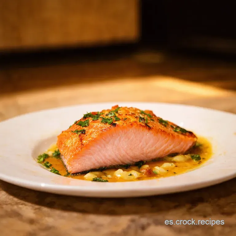 Salm&oacute;n Al Horno Con Esp&aacute;rragos Y Lim&oacute;n presentation