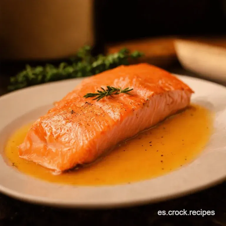 Salm&oacute;n Al Horno Con Glaseado De Miel Y Mostaza presentation