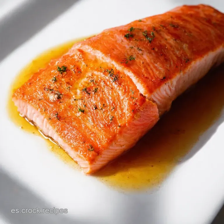 Salm&oacute;n al Horno con Glaseado de Miel y Mostaza