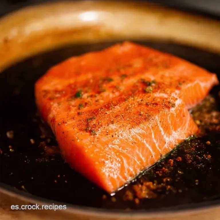 Salm&oacute;n Al Piment&oacute;n Receta F&aacute;cil Al Estilo Espa&ntilde;ol presentation