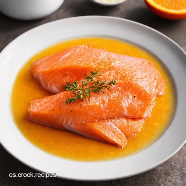 Salm&oacute;n Fresco a la Naranja con Toque Mediterr&aacute;neo