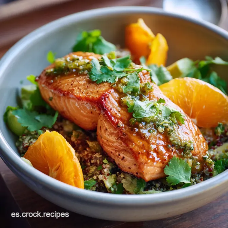 Comida saludable: Taz&oacute;n de Energ&iacute;a Salm&oacute;n y Quinoa