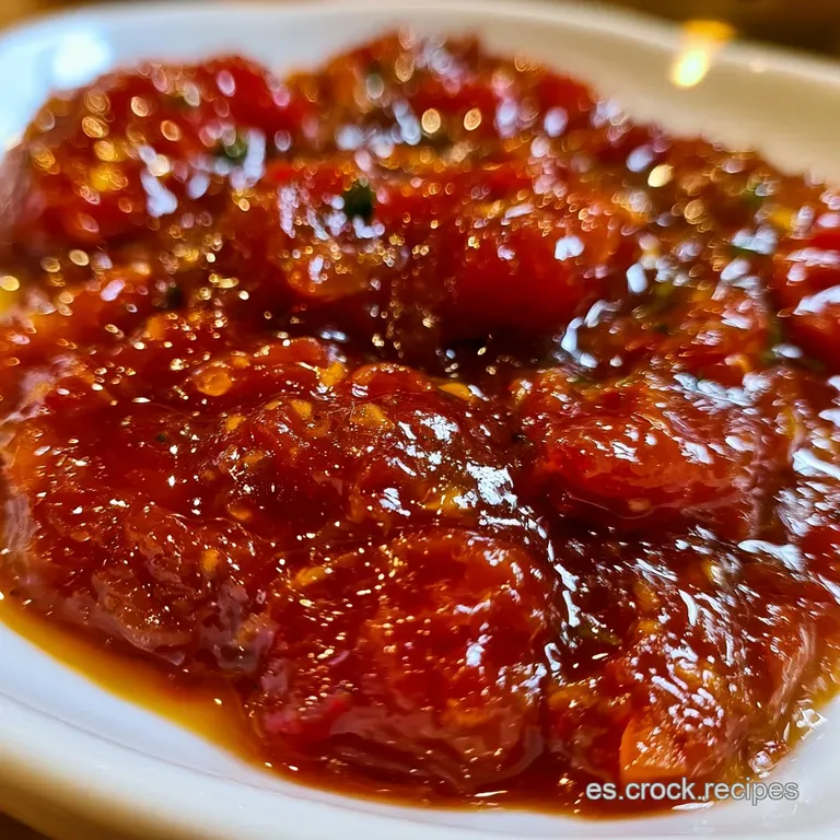 Salsa de Tomate Cl&aacute;sica y Sencilla: Sabor Tradicional