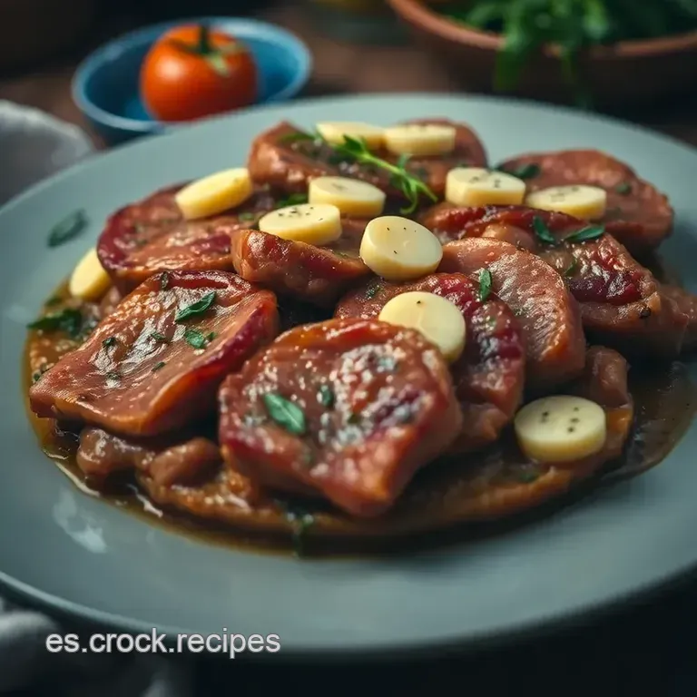 Saltimbocca a La Romana Con Patatas Y Radicchio presentation