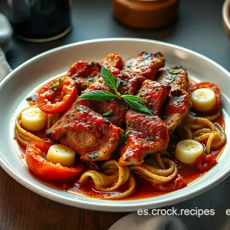 Saltimbocca a la Romana con Patatas y Radicchio