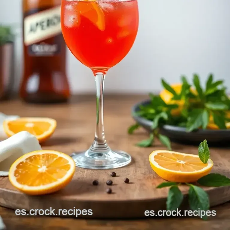 &iexcl;Salud! the Perfect Aperol Spritz: Italy s Golden Hour in a Glass presentation