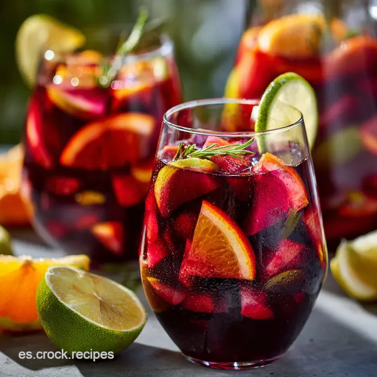 Sangr&iacute;a Receta Tradicional: C&iacute;trica y Afrutada