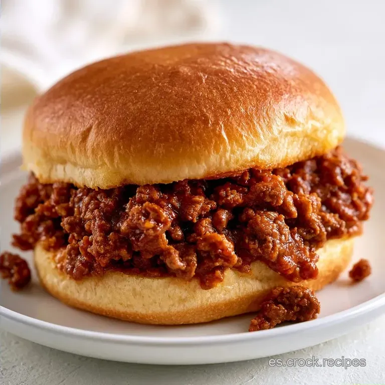 Sloppy Joes de Ternera: Receta Casera