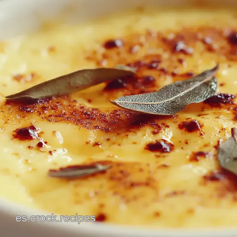 Sopa Cremosa de Papa con Nata Agria y Crotones