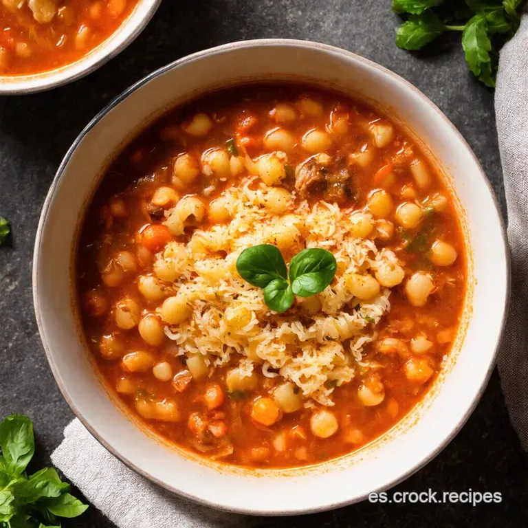 Sopa de Pasta e Fagioli La Abuela Sof&iacute;a