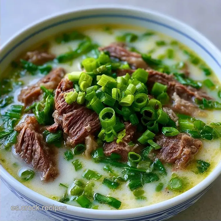 Seolleongtang: Sopa de Ternera Blanca