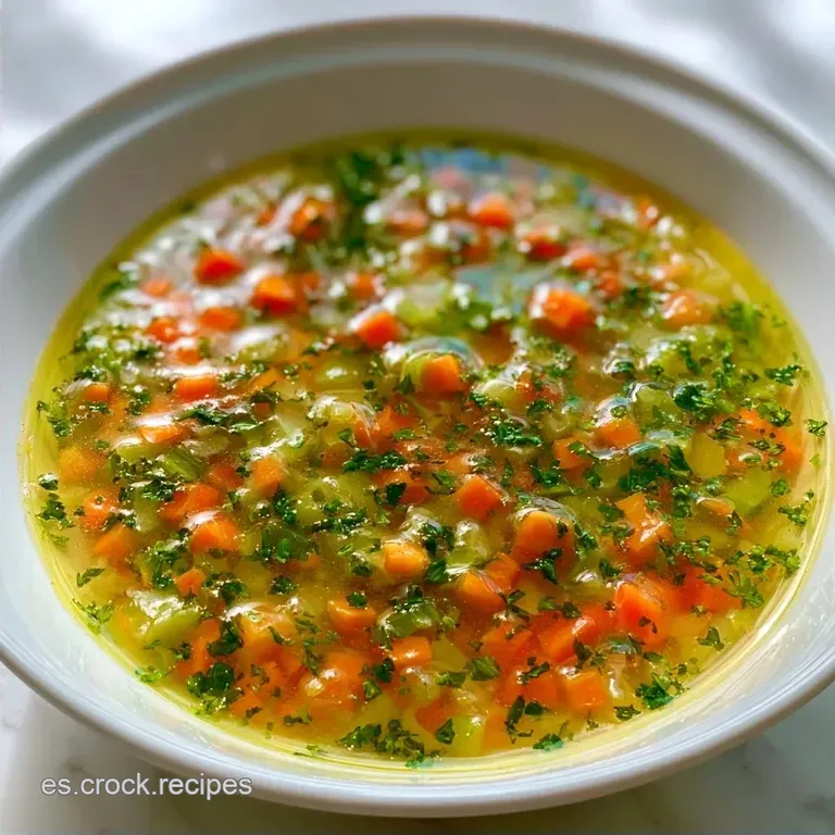 Sopa De Verduras: Ligera Y Nutritiva