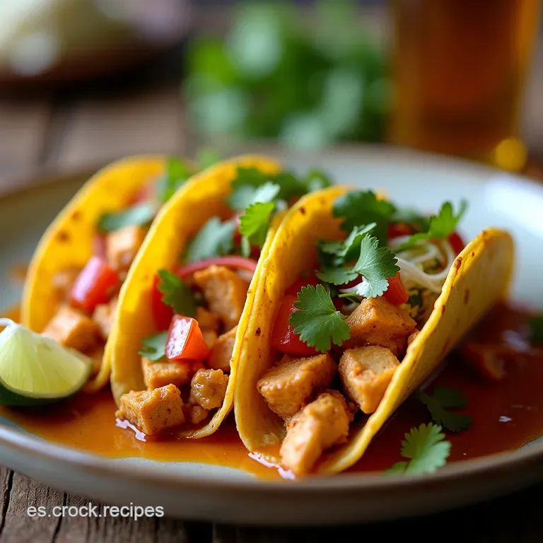Tacos de Pollo F&aacute;ciles y Sabrosos a la Mexicana El Sabor de Casa en 30 Minutos