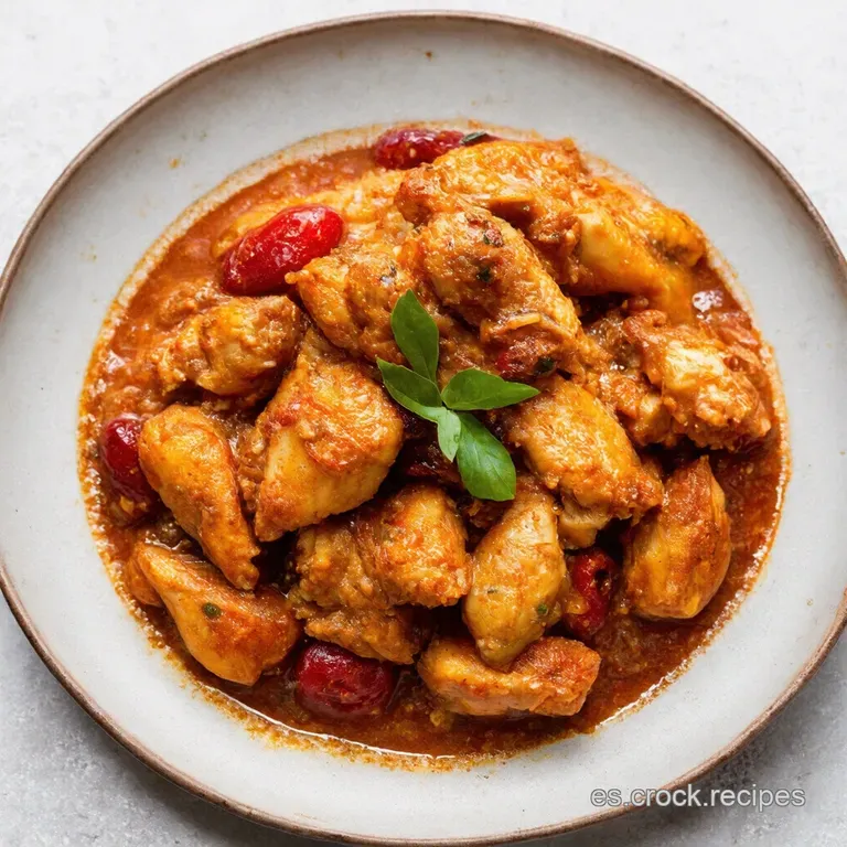 Taj&iacute;n Marroqu&iacute; de Pollo con Almendras y Ciruelas Pasas