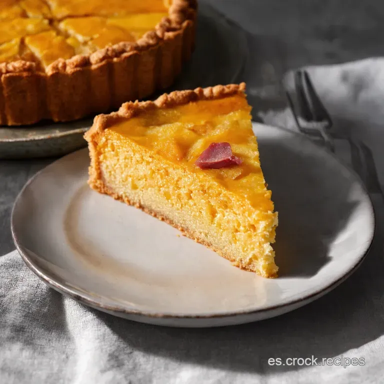 Tarta Cremosa de Esp&aacute;rragos y Panceta