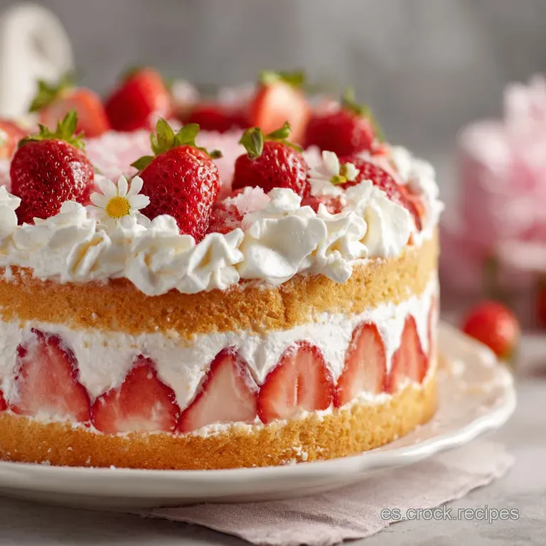A perfectly sliced strawberry tart wedge, artfully arranged with a dollop of whipped cream.