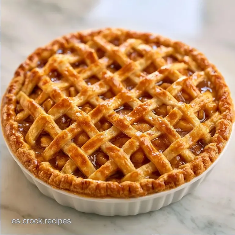 Tarta de Manzana Cl&aacute;sica: Base Crujiente