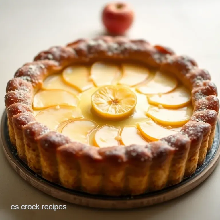 Tarta De Manzana De La Abuela Moderna presentation