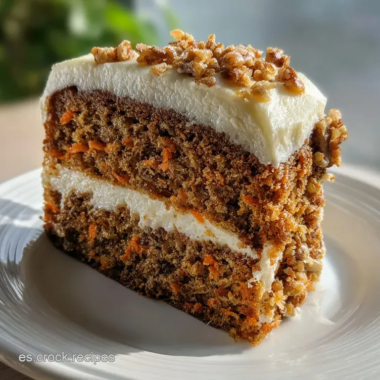 Receta Tarta de Zanahoria Casera