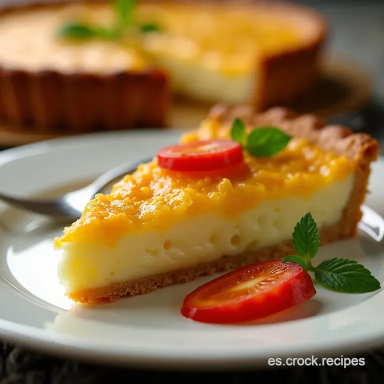 Tarta Fr&iacute;a de Queso Cremoso Se Derrite en tu Boca
