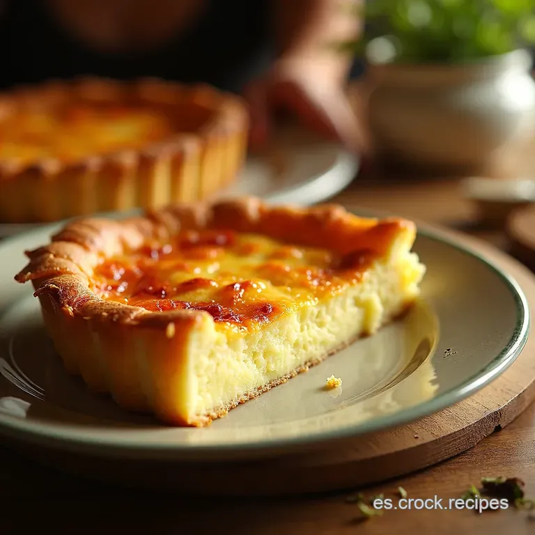 El Secreto De La Abuela Tarta De Queso De Alsacia Cremosa Y Ligera K&auml;sekuchen presentation