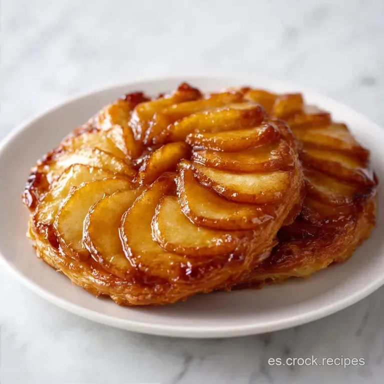 Tarta Tatin: Manzanas Caramelizadas y Hojaldre