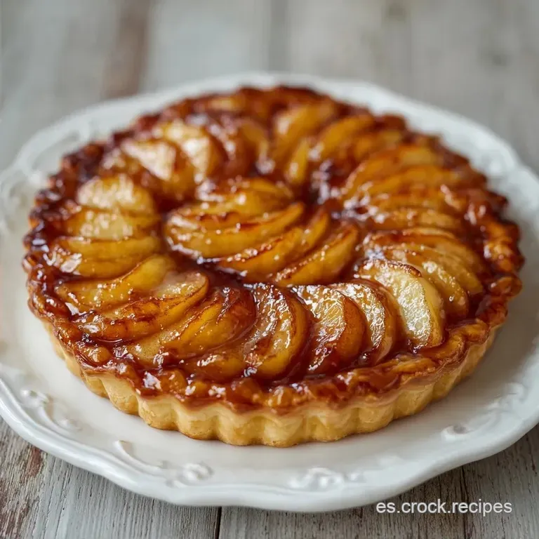 Tarta Tatin Manzana: Caramelo y Hojaldre